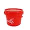 10oz. Red Bucket with Lid by Craft Smart®